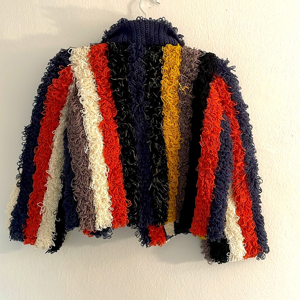 Cleobella heavy cropped crotchet multicolor jacket - Picture 6 of 10